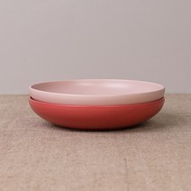 보울보울 레트로라인 파스타볼, 로제핑크,파우더핑크, 2개