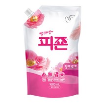피죤 레귤러 섬유유연제 핑크로즈 리필, 1.6L, 1개