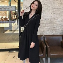 포플러앤씨 글로디아 니트 원피스 진주코사지