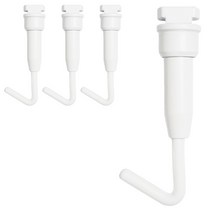 선반나라 천정 레일훅, 화이트, 4개입