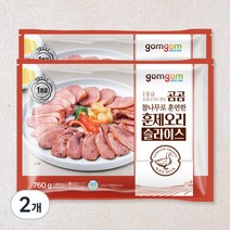 곰곰 참나무로 훈연한 훈제오리 슬라이스 (냉장), 760g, 2개