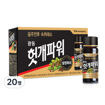 광동 헛개파워 숙취해소 음료, 100ml, 20병
