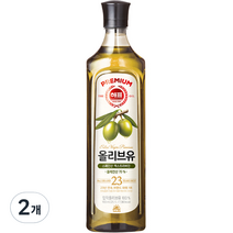 해표 압착 올리브유, 900ml, 2개