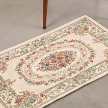 작은꾸밈 페르시안 플라워 발매트, 혼합색상