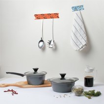 바씨코 프리미엄 IH 냄비세트 2개, 혼합색상, 편수냄비 18cm + 양수냄비 20cm