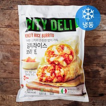시티델리 김치라이스 브리또 4개입 (냉동), 600g, 1개