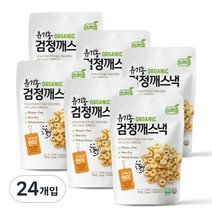 프로엠 유기농 검정깨스낵 30g, 24개입, 현미