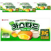 롯데제과 카스타드 리얼 크림, 138g, 6개