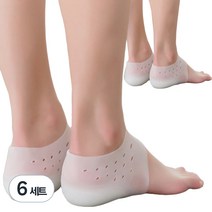 맞벌이라이프 뒷꿈치 키높이 양말 4cm, 2개입, 6세트