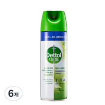 데톨 항균 스프레이 모닝 듀, 6개, 450ml
