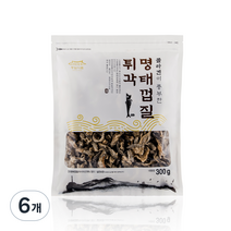 동일식품 콜라겐이 풍부한 명태껍질튀각, 300g, 6개