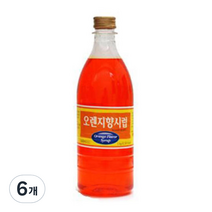[오뚜기] 음료베이스 시럽, 1kg, 6개
