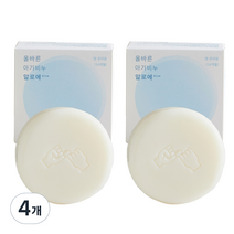 동구밭 유아용 비누 알로에, 100g, 4개