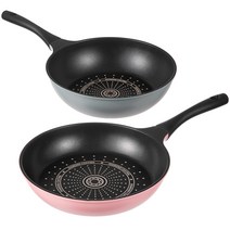 코멧 키친 다이아몬드 코팅 프라이팬 궁중팬 세트, 프라이팬 28cm + 궁중팬 28cm