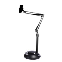 대한 스마트폰 침대 자바라 튼튼이 스탠드 거치대, 블랙, 1개