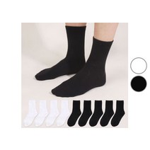 두발로 남성용 프리미엄 데일리 밴딩 중목 양말 10켤레