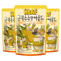 HBAF 군옥수수맛 아몬드, 210g, 3개