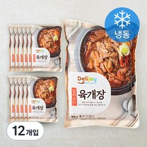 딜리조이 육개장 (냉동), 600g, 12개입