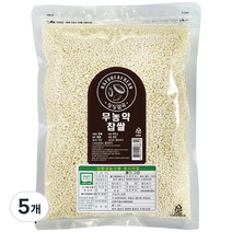 싱싱잡곡 무농약 찹쌀, 800g, 5개