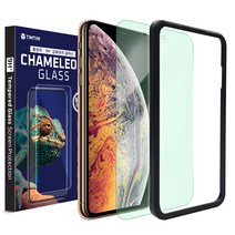 팀팀 6D 강화유리 카멜레온 휴대폰 액정보호필름 2p 세트, 1세트