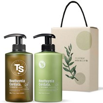 TS 어성초 탈모 샴푸 500g + 탈모 트리트먼트 500ml 선물세트, 1세트