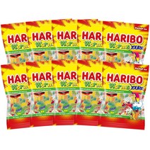 하리보 웜즈사우어 젤리, 100g, 10개
