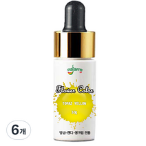 내팜 플라워 아이싱칼라, 30g, 6개