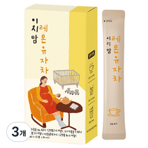 이지맘 레몬 유자차 15p, 3개, 180ml