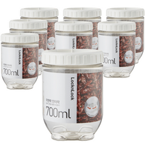 락앤락 인터락 보관용기 700ml, 8개, 1개