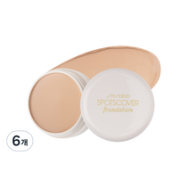 시세이도 스팟 커버 파운데이션 20g, S100, 6개