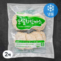 상신 순살 치킨까스 10장 (냉동), 2팩, 800g