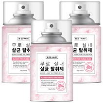 무로 실내 살균 탈취제 플로럴머스크향, 155g, 3개