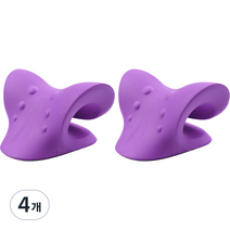 엠앤티 경추 스트레칭 넥스트레쳐, 퍼플, 4개