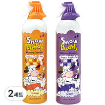 스노우버디 대용량 휘핑 클렌저 그레이프향 300ml + 오렌지향 300ml, 2세트