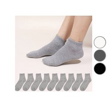 두발로 여성용 학생 카바 양말 10켤레
