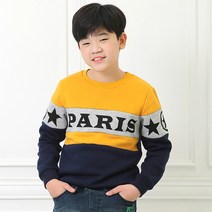 제이키드주니어 아동용 PA 배색 기모 티셔츠