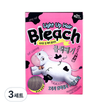 이지엔 라이트 업 헤어 블리치 블랙빼기 탈색제, 30ml, 10g, 3개