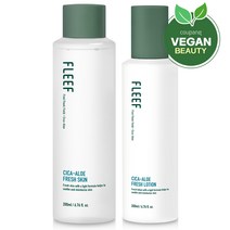 플리프 시카 알로에 약산성 프레쉬 스킨 200ml + 로션 200ml 세트, 1세트