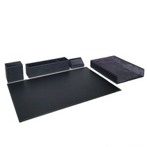 유피어 가죽 데스크 용품 세트, 혼합색상