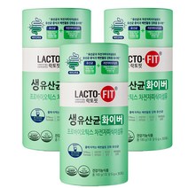 종근당건강 락토핏 생유산균 화이버, 180g, 3개
