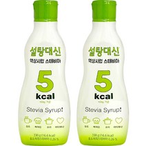 설탕대신 액상 시럽 스테비아, 330g, 2개
