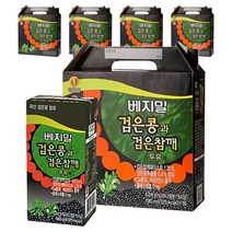 베지밀 검은콩과 검은참깨 두유, 190ml, 80개