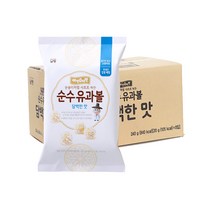 남양유업 아인슈타인 순수유과볼 과자 30g, 담백한맛, 8개