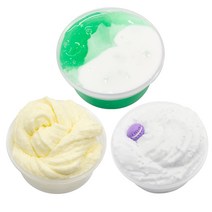 아트니즘 디저트 슬라임 마카롱 120ml + 치즈케이크 120ml + 청포도크림 타르트 120ml 세트, 혼합색상