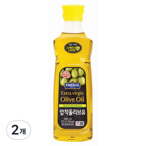 오뚜기 프레스코 압착올리브유, 500ml, 2개