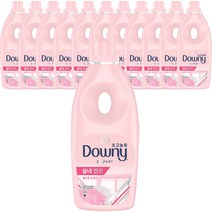 다우니 엑스퍼트 실내건조 플로럴 프레시 초고농축 섬유유연제 본품, 1.05L, 12개