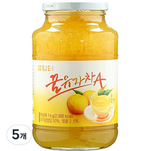 담터 꿀유자차A, 1kg, 1개입, 5개