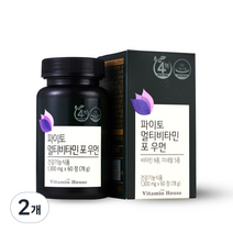 비타민하우스 파이토 멀티비타민 포 우먼 78g, 60정, 2개, 60정