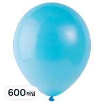 파티팡 풍선 라운드 30cm, 라이트블루, 600개입