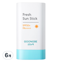 궁중비책 프레시 선스틱 SPF50+ PA++++, 19g, 6개